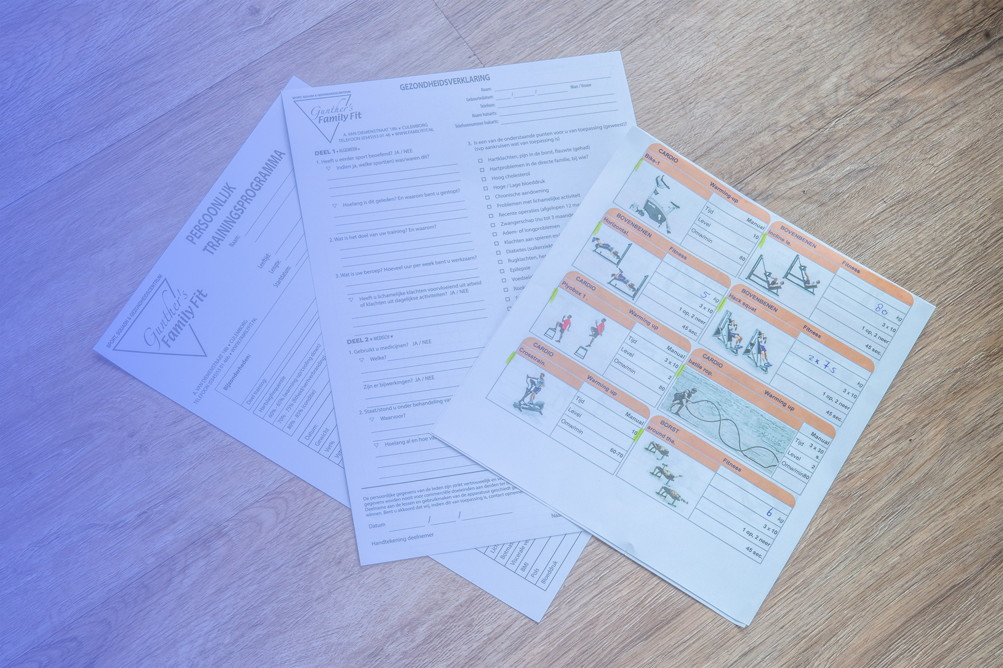 Fitness onder begeleiding